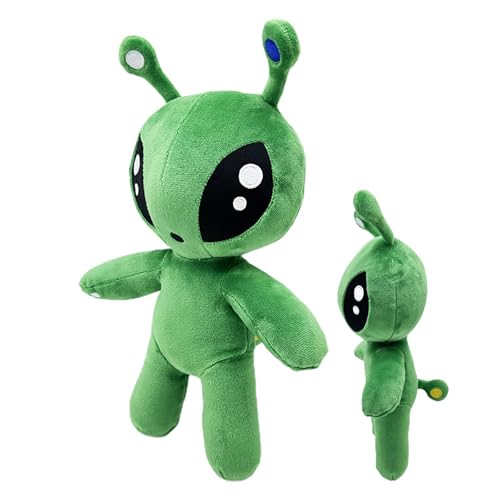 Grüne Alien Puppe - 34 cm Alien Plüschtiere,Alien Plush Grüne,Green Alien Plush Toy,Grüne Alienpuppe Mit Großen Augen,Alien Stuffed Plüsch Spiel,Alien Anime Stofftier,Geschenke Für Freunde von Gdnhovfnxe