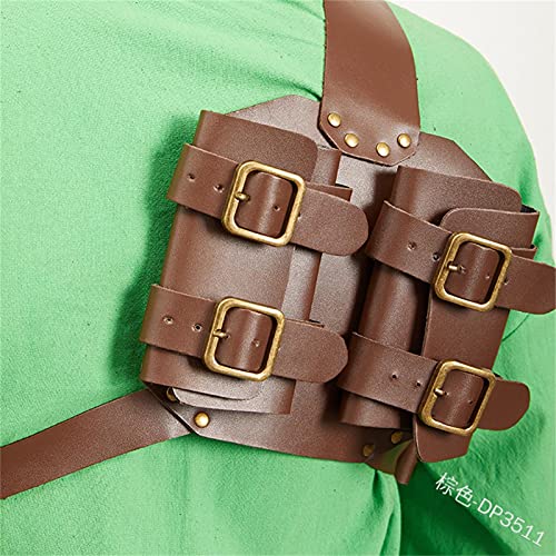 Schwerthalter Verstellbar Aus Leder, Schwertgürtel Aus Leder, Bindbare Lederschwerter Frosch, Mittelalterlicher Lederschwert-Holstergürtel, Schwerthaltergürtel Für Wikinger Kostüm Requisite Cosplay von Gdnhovfnxe