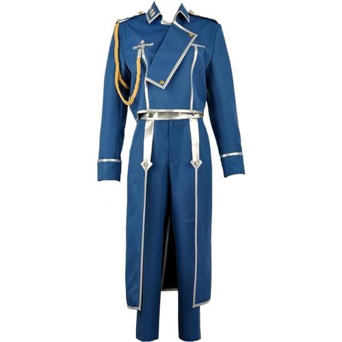 GeRRiT Anime Fullmetal Alchemist Roy Mustang Cosplay Costume Uniform Halloween Christmas Suit For Unisex von GeRRiT