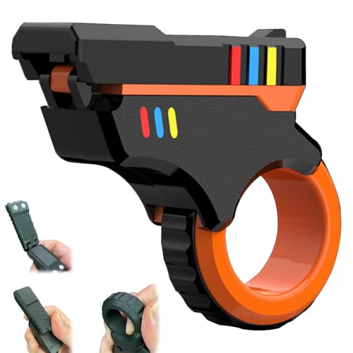 Fidget Toy Pistole Fidget Slider Gun 3D Printed Fidget Slider Pistole Slider Fidget Toy Fidget Toys Pistole Anti Stress Figit Spielzeug Figity Spin Fingerspiele für Teenager Erwachsene Kinder von Geaanen