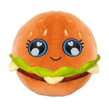 Little Biggies Foodies Burger - Aufblasbarer Plüsch-Kuschelball von Gear2Play