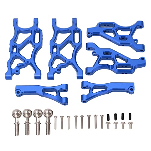 Gearwell RC-Aufhängungsarm-Set, Aluminiumlegierung, vorne und hinten, Schwingen-Set mit Kugelkopf für ARRMA Felony 1/7 Limitless, für Infraction 6S, für Typhon 6S 1/8 RC Car (Blue) von Gearwell