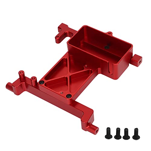 Gearwell RC Feste Servohalterung Ersatz für SCX6 1/6 Aluminiumlegierung RC Autozubehör Servo Feste Halterung Servo Feste Halterung Servos Ersatzteile (Red) von Gearwell