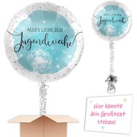 Ballongruß "Alles Liebe zur Jugendweihe" als Heliumballon versenden von Geburtstagsfee