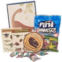 Dinosaurier Geschenkset, 5-tlg. mit Sticker, Tattoos uvm. von Geburtstagsfee