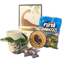 Dinosaurier Geschenkset, 6-tlg. mit Tasse, Sticker, Tattoos uvm. von Geburtstagsfee