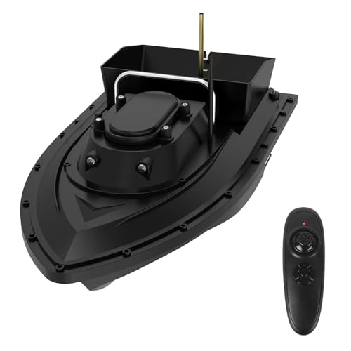 Gecheer Futterboot, RC Fishing Bait Boat 400-500M High Power Wireless Remote Control Fast Fishing Feeder Boat Ship 18000mAh von Gecheer