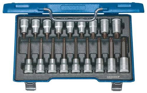 Gedore Steckschlüssel-Bit-Einsatz-Set 1/2  (12.5 mm) 18teilig 6138510 von Gedore