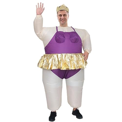 Geerypsy Aufblasbare Kostüm Ballett Spiel Tuch Erwachsener Lustiger Blow Up Anzug Halloween Kostüm Cosplay von Geerypsy