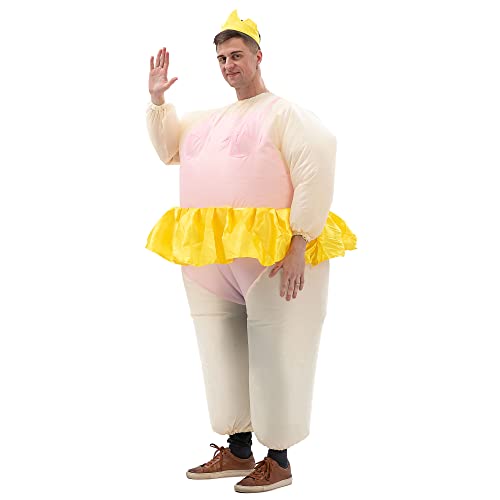 Geerypsy Aufblasbare Kostüm Ballett Spiel Tuch Erwachsener Lustiger Blow Up Anzug Halloween Kostüm Cosplay von Geerypsy