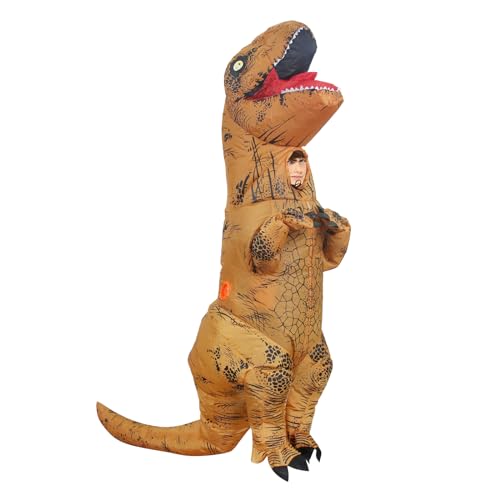 Geerypsy Dinosaurier Aufblasbares Kostüm for 130-150cm height T-Rex-Kostüm für Halloween Karneval Weihnachten Festival Geerypsy Dinosaurier Aufblasbares Kostüm for 130-150cm height T-Rex-Kostüm für Halloween Karneval Weihnachten Festival von Geerypsy