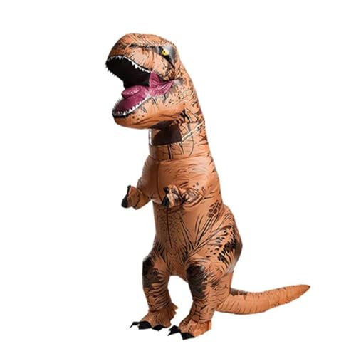 Geerypsy Dinosaurier Aufblasbares Kostüm für Erwachsene Lustiges T-Rex-Kostüm für Halloween Partys Weihnachten Festival von Geerypsy