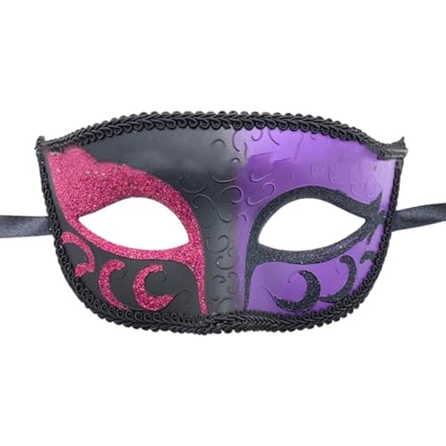 Gefomuofe Maskerade Maske Fasching Verkleidung Masquerade Mask Handgefertigte Venezianische Maske Maskerade Augenmaske Vintage Antike Masken Augenmaske Retro für Karneval Fasching Halloween Cosplay von Gefomuofe