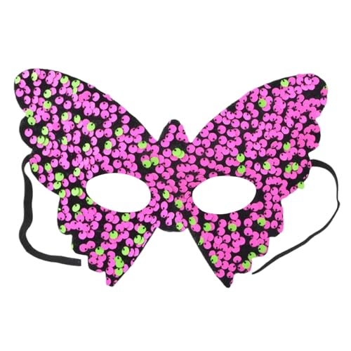 Gefomuofe Venezianische Maske Damen Feder Schmetterling Karneval-Maske Schwarze Federmaske Rabenmaske Römisch Griechisch Herren Venezianische für Karneval Fasching Halloween Cosplay von Gefomuofe