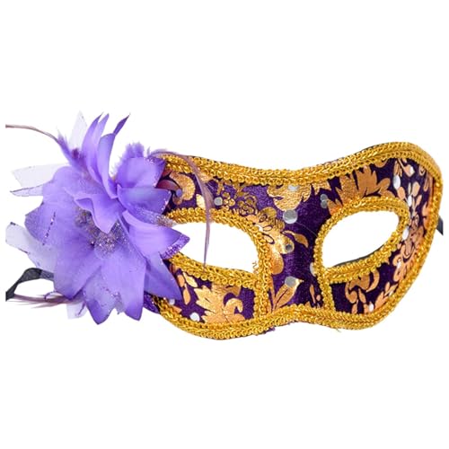 Gefomuofe Venezianische Maske Damen Herren Karneval-Maske Handgefertigte Venezianische Maske Maskerade Augenmaske Römisch Griechisch Herren Venezianische für Karneval Abendkleid Tanz Ball Party von Gefomuofe