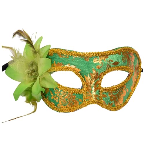 Gefomuofe Venezianische Maske Damen Herren Karneval-Maske Handgefertigte Venezianische Maske Maskerade Augenmaske Römisch Griechisch Herren Venezianische für Karneval Abendkleid Tanz Ball Party von Gefomuofe