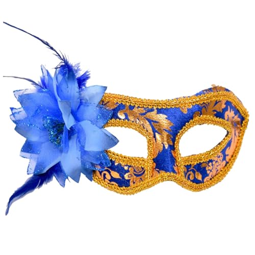 Gefomuofe Venezianische Maske Damen Herren Karneval-Maske Handgefertigte Venezianische Maske Maskerade Augenmaske Römisch Griechisch Herren Venezianische für Karneval Abendkleid Tanz Ball Party von Gefomuofe