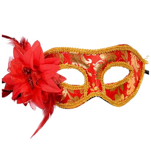 Gefomuofe Venezianische Maske Damen Herren Karneval-Maske Handgefertigte Venezianische Maske Maskerade Augenmaske Römisch Griechisch Herren Venezianische für Karneval Abendkleid Tanz Ball Party von Gefomuofe