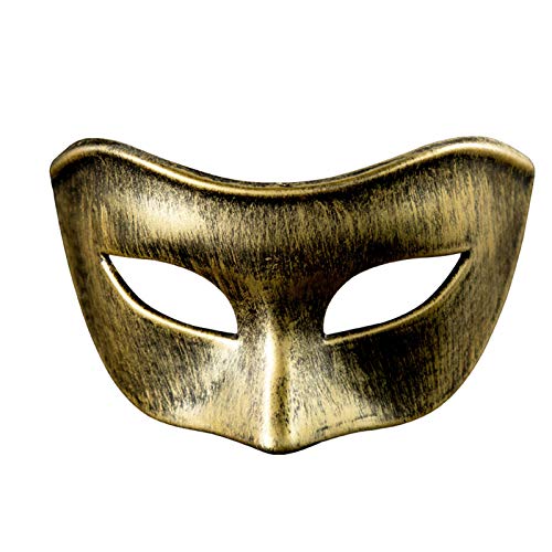 Gefomuofe Venezianische Maske Damen Vintage-Halloween-Kostüm Karneval-Maske Schwarze Federmaske Rabenmaske Vintage Antike Masken Augenmaske Retro für Karneval Abendkleid Tanz Ball Party von Gefomuofe