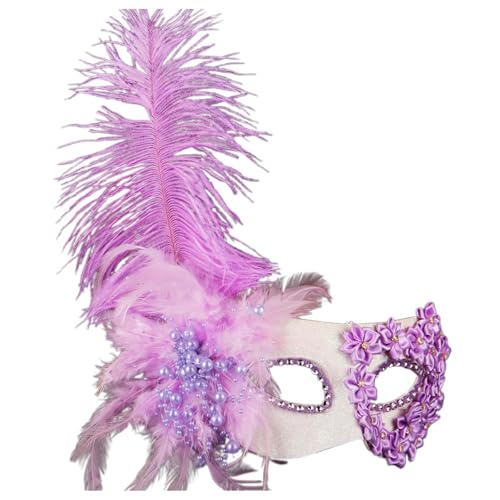 Gefomuofe Venezianischen Masquerade Maske Fasching Verkleidung Masquerade Mask Handgefertigte Venezianische Maske Maskerade Augenmaske Römisch Griechisch Herren Venezianische Halloween Kostüm von Gefomuofe