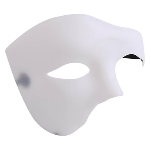 Gefomuofe Venezianischen Masquerade Maske Herren Ein-Augen-Masken Karneval-Maske Schwarze Federmaske Rabenmaske Vintage Antike Masken Augenmaske für Karneval Abendkleid Tanz Ball Party von Gefomuofe