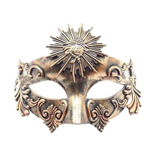 Gefomuofe Venezianischen Masquerade Maske Karneval-Maske Handgefertigte Venezianische Maske Maskerade Augenmaske Römisch Griechisch Herren Venezianische Halloween Kostüm Kleid Dekoration Zubehör von Gefomuofe