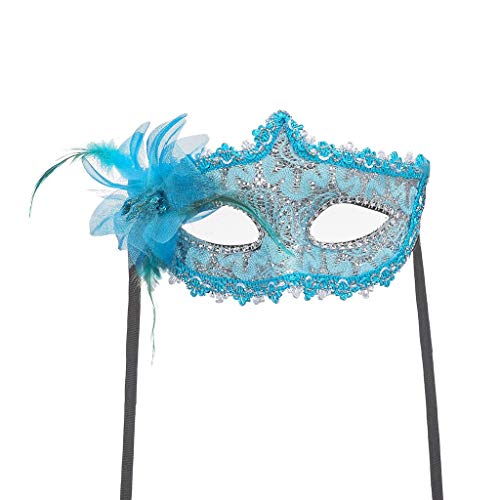 Gefomuofe Venezianischen Masquerade Maske Spitze Karneval-Maske Handgefertigte Venezianische Maske Maskerade Augenmaske Vintage Antike Masken Augenmaske Retro Augenmaske Maskerade Maske für Karneval von Gefomuofe