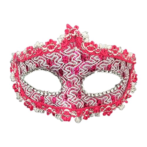 Gefomuofe Venezianischen Masquerade Maske Vintage-Halloween-Kostüm Spitze Karneval-Maske Karneval Dekorationen Venezianische Masken Römisch Griechisch Herren Venezianische Colombina Ballmaske von Gefomuofe