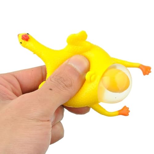 Ei Druck Ball Ei Squeeze Toys Erbrechendes Spielzeug Kotzender Smiley Ball Kotzen Stressball Geeignet zum Stressabbau (Schlüsselanhänger) von Gehanico