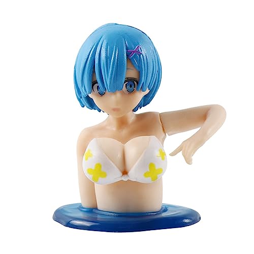 Gehanico Chest Shaking Ornaments Mädchen Modell Statue 2 pcs Anime Figur Anime Ornamente Kawaii Spielzeug im Auto Haus Desktop Dekoration Ornamente Sammlung (Loli) von Gehanico