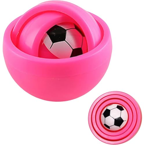 Gehanico Handkreisel Fidget Toy | 3D Maze Bälle Finger Trainieren | Fidget Gyro Spielzeug Sensorisches Spielzeug zum Abbau von Ängsten und Stress für Kinder & Erwachsene mit ADHS Autismus (Pink) von Gehanico