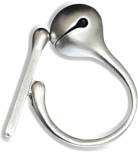 Stressabbau-Fidget-Ring, 2025, neues Fidget-Spielzeug, sensorische Fingerringe, verstellbar, tragbar, leicht, sensorische Fingerringe, klopfbares Design für Erwachsene (1 Stück) von Gehanico