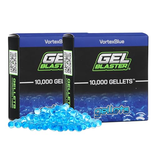 Gel Blaster 20.000 Gellets Nachfüllmunition - Blau, Hergestellt für Gel Blaster - Ungiftige, wasserbasierte Gelkugeln - Speziell für Gel Blaster hergestellt, für Personen ab 14 Jahren von Gel Blaster