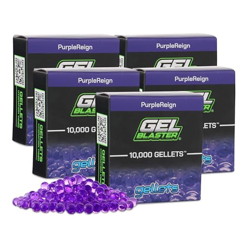 Gel Blaster 50.000 Gellets Nachfüllmunition - Violett, Hergestellt Ungiftige, wasserbasierte Gelkugeln - Speziell hergestellt, für Personen ab 14 Jahren von Gel Blaster