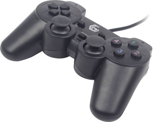 Gembird JPD-UDV-01 Gamepad PC Schwarz von Gembird