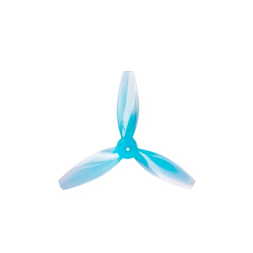 Gemfan 4Pairs 2412 3-Blades Propeller CW CCW PC Paddle for RC Drone Quadcopter (Blue) von Gemfan