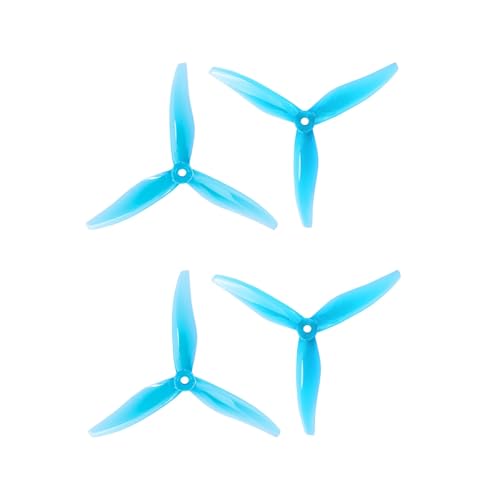 Gemfan 5129 CW CCW Propeller 5mm 3-Blades Paddle for Quadcopter Drone DIY Parts (Blue) von Gemfan