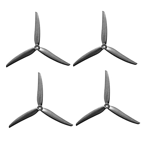 Gemfan 8040 8060 9045 1050 3-Blatt Propeller CW CCW 5 mm Mittelloch Innendurchmesser Paddel für Quadcopter, Multirotoren-Drohne (2 Paar, 9045) von Gemfan