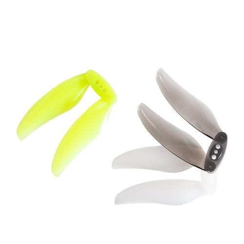 Gemfan Floppy Proppy 4019 Faltbarer FPV Propeller 2 Blatt Milk White 4 Zoll von Gemfan