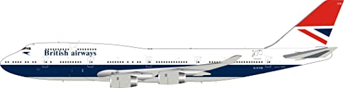 ARDBA32 Boeing 747-436 British Airways G-CIVB with Stand Scale 1/200 Plus Collectors Coin von GeminiJets