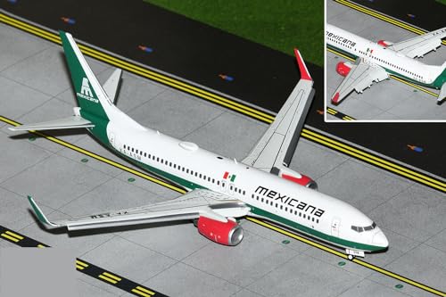 GeminiJets Boeing 737-800 Mexicana Flaps Down XA-ASM 1:200 Modellflugzeug von GeminiJets