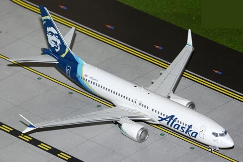 GeminiJets Boeing 737-MAX8 Alaska N801AK 1:200 Modellflugzeug von GeminiJets