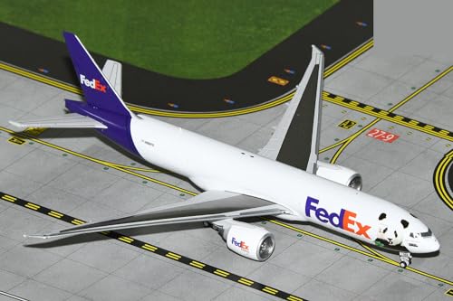 GeminiJets Boeing 777-200F FedEx Panda Express N886FD 1:400 Modellflugzeug von GeminiJets