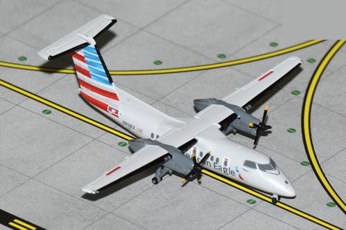 GeminiJets Bombardier Dash 8-100 American Eagle Piedmont N808EX 1:400 Modellflugzeug von GeminiJets