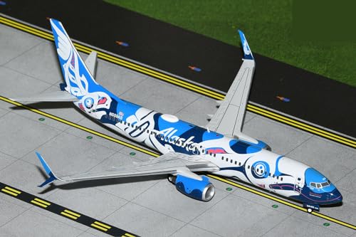 GeminiJets G2ASA1246 Alaska Airlines Boeing 737-800 Salmon People N559AS Maßstab 1:200 von GeminiJets