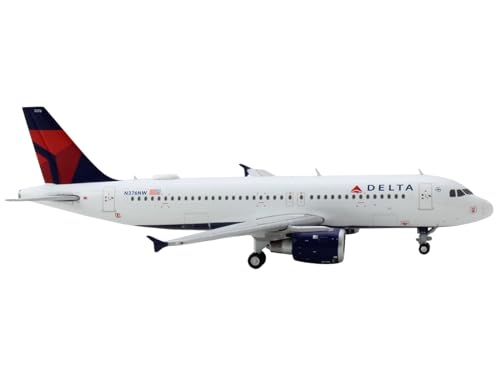 GeminiJets GJDAL2094 Airbus A320-200 Delta N376NW 1:400 Flugzeugmodell, Weiß von GeminiJets