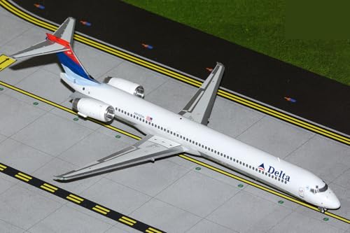 GeminiJets Mcdonnell Douglas MD-90 Delta Colors in Motion N910DN 1:200 Modellflugzeug von GeminiJets