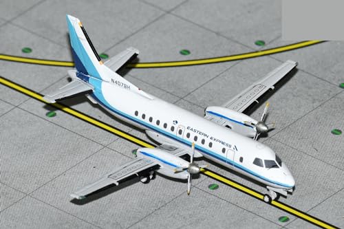 GeminiJets Saab 340A Eastern Express Bar Harbor Airlines N407BH 1:400 Modellflugzeug von GeminiJets