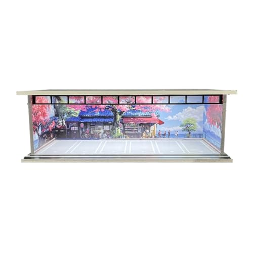 1/64 Modellauto Vitrine Garage Diorama Sammlerstück Geschenk Miniatur Szene Modell, Style D 1/64 Modellauto Vitrine Garage Diorama Sammlerstück Geschenk Miniatur Szene Modell, Style D von HuadaXtai
