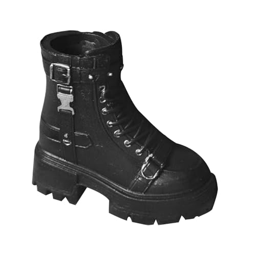 1: 6 Aktion Figuren Stiefel, Ball Joint Puppenschuhe, DIY Modische Kollektionen, 12 "Puppenvert Als Stiefel Kostüm ACCS, Schwarz von Generic